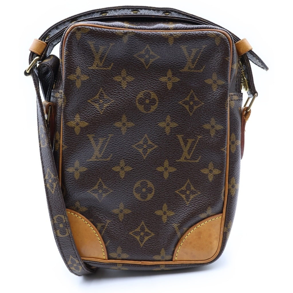 LOUIS VUITTON(ルイヴィトン) モノグラム ダヌーブ ショルダーバッグ ブラウン PVC×レザー M45266 レディース