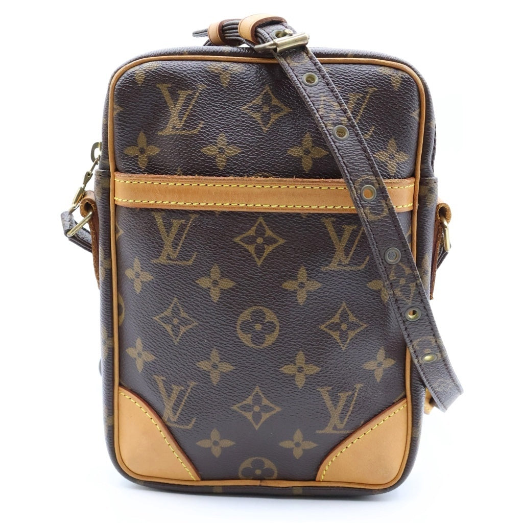 LOUIS VUITTON(ルイヴィトン) モノグラム ダヌーブ ショルダーバック ブラウン PVC×レザー M45264 レディース