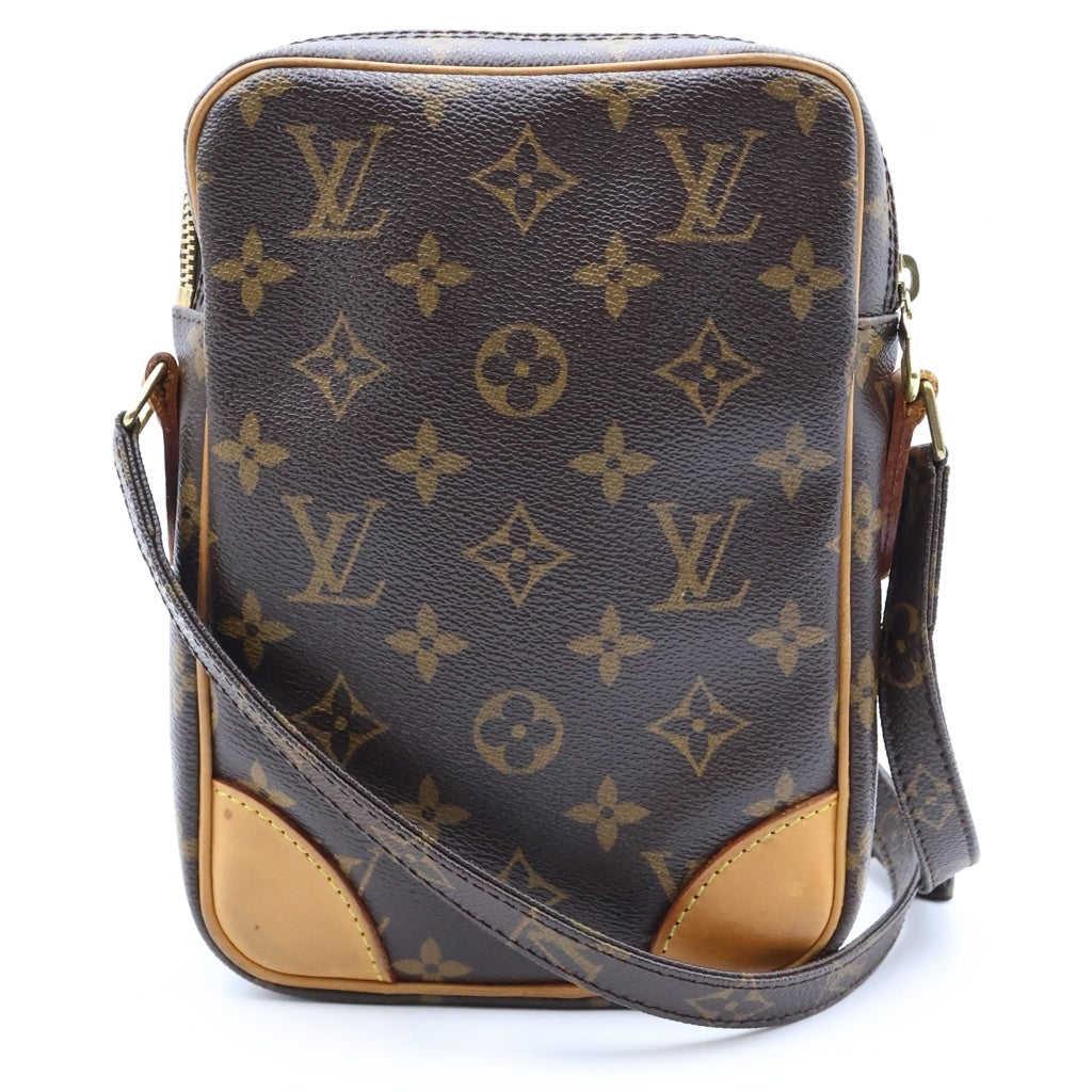 LOUIS VUITTON(ルイヴィトン) モノグラム ダヌーブ ショルダーバック ブラウン PVC×レザー M45264 レディース