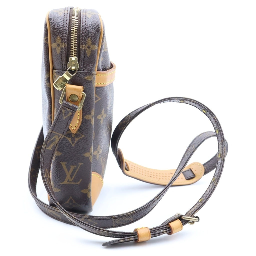 LOUIS VUITTON(ルイヴィトン) モノグラム ダヌーブ ショルダーバック ブラウン PVC×レザー M45264 レディース