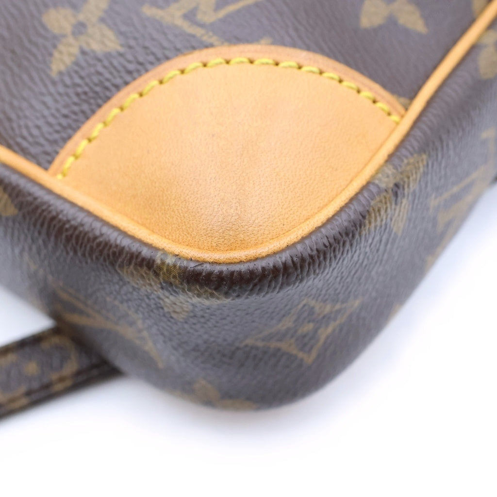 LOUIS VUITTON(ルイヴィトン) モノグラム ダヌーブ ショルダーバック ブラウン PVC×レザー M45264 レディース