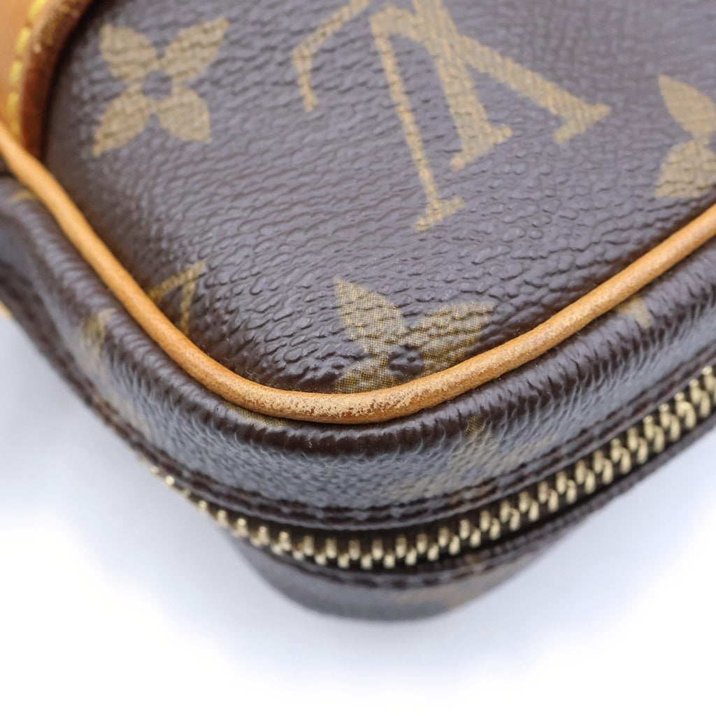 LOUIS VUITTON(ルイヴィトン) モノグラム ダヌーブ ショルダーバック ブラウン PVC×レザー M45264 レディース