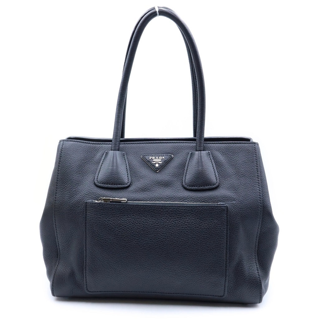 PRADA(プラダ) ヴィッテロフェニックス 2WAYトートバッグ ハンドバッグ ショルダーバッグ ブラック レザー BN2795 レディース