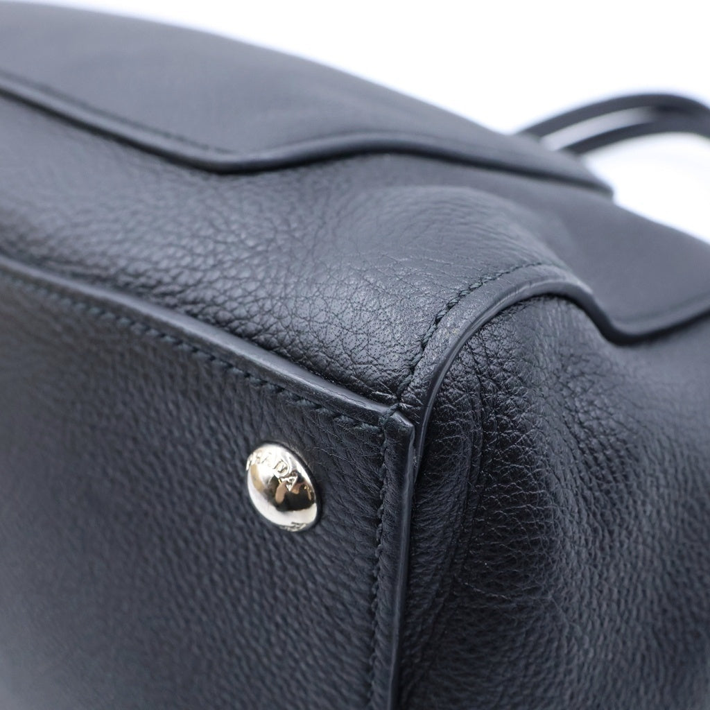 PRADA(プラダ) ヴィッテロフェニックス 2WAYトートバッグ ハンドバッグ ショルダーバッグ ブラック レザー BN2795 レディース