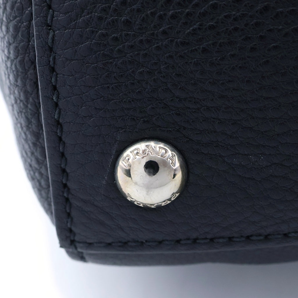PRADA(プラダ) ヴィッテロフェニックス 2WAYトートバッグ ハンドバッグ ショルダーバッグ ブラック レザー BN2795 レディース