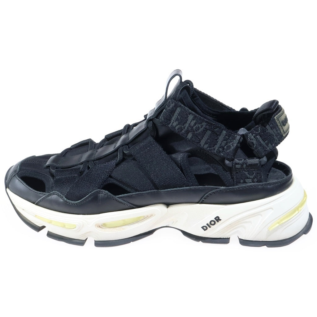 Christian Dior(クリスチャンディオール) CD1 オブリーク ネオプレン ナイロン サンダル スニーカー ブラック 3SA082YXC