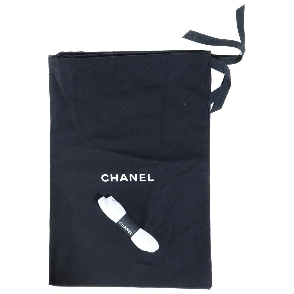 CHANEL(シャネル) マトラッセ ココマーク スエード切り替え ローカットスニーカー シューズ マルチカラー ホワイト/ブラック レディース