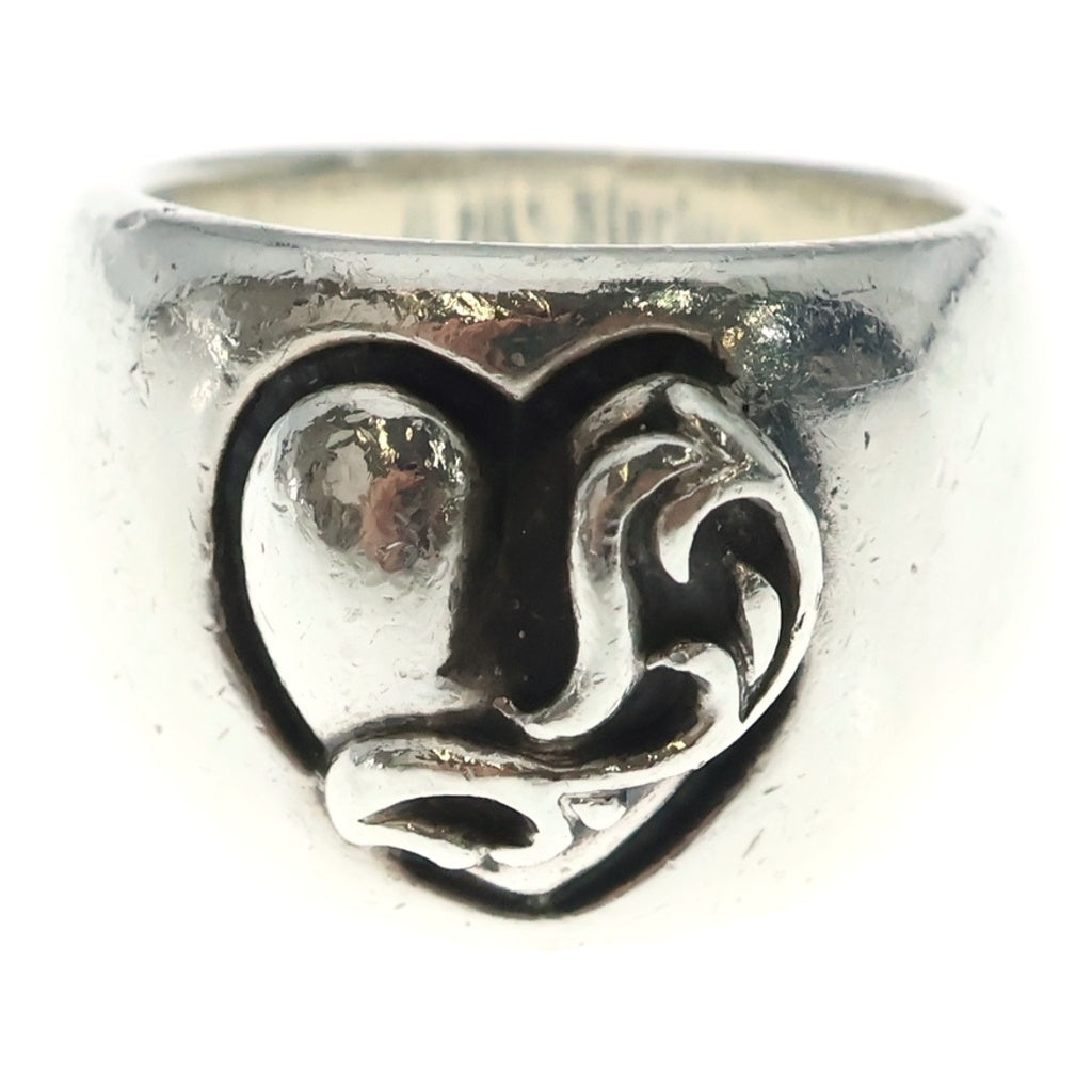 CHROME HEARTS(クロムハーツ) HEART IN BAND ハートインバンドリング 指輪 シルバー レディース