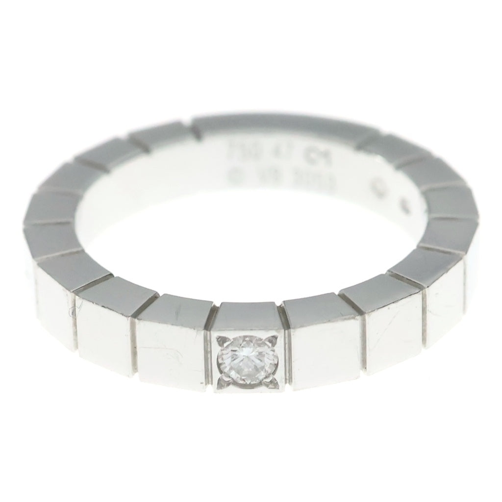 Cartier(カルティエ) ラニエール 1P ダイヤリング ホワイトゴールド #47 K18WG レディース