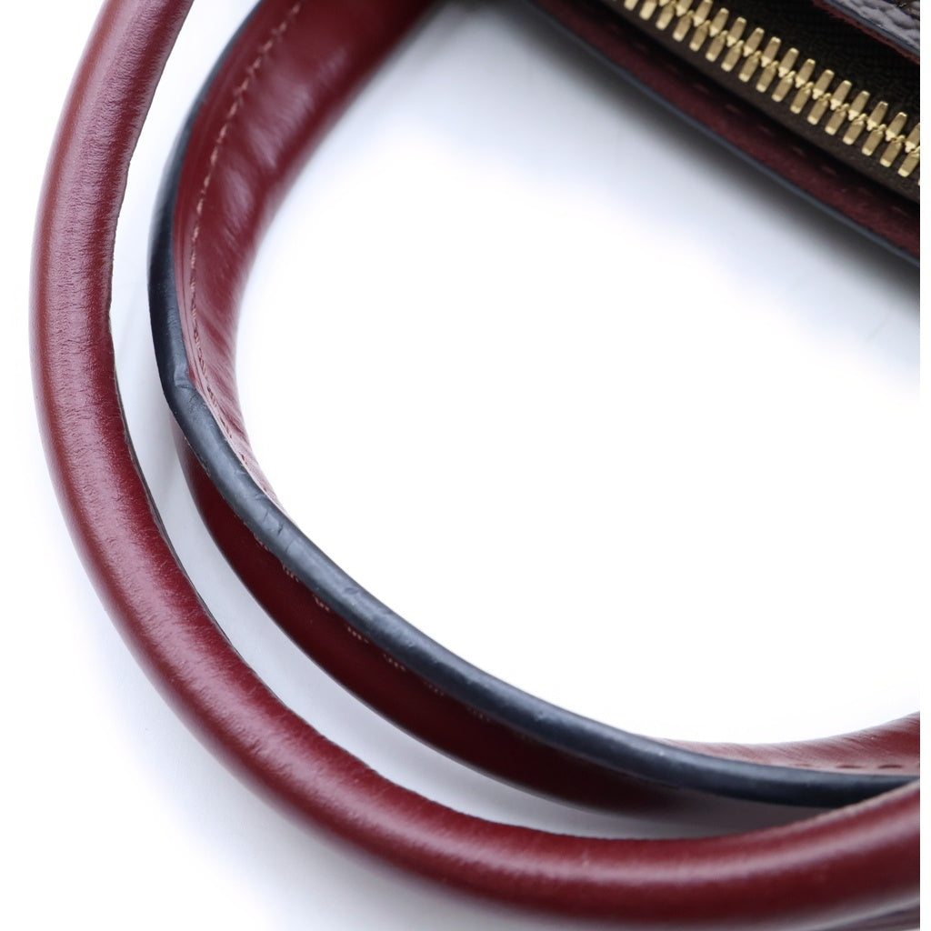 LOUIS VUITTON(ルイヴィトン) モノグラム フラワージップドトートMM ブラウン PVCレザー RFID M44348 レディース