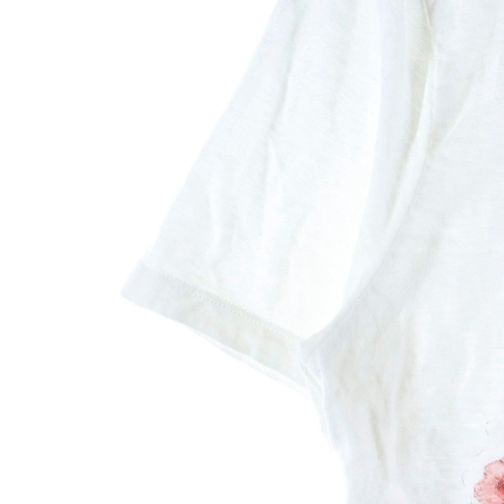 Christian Dior(クリスチャンディオール) フロリレージョ フロントプリント 半袖Tシャツ カットソー ホワイト #XS 353T09A4516 レディース