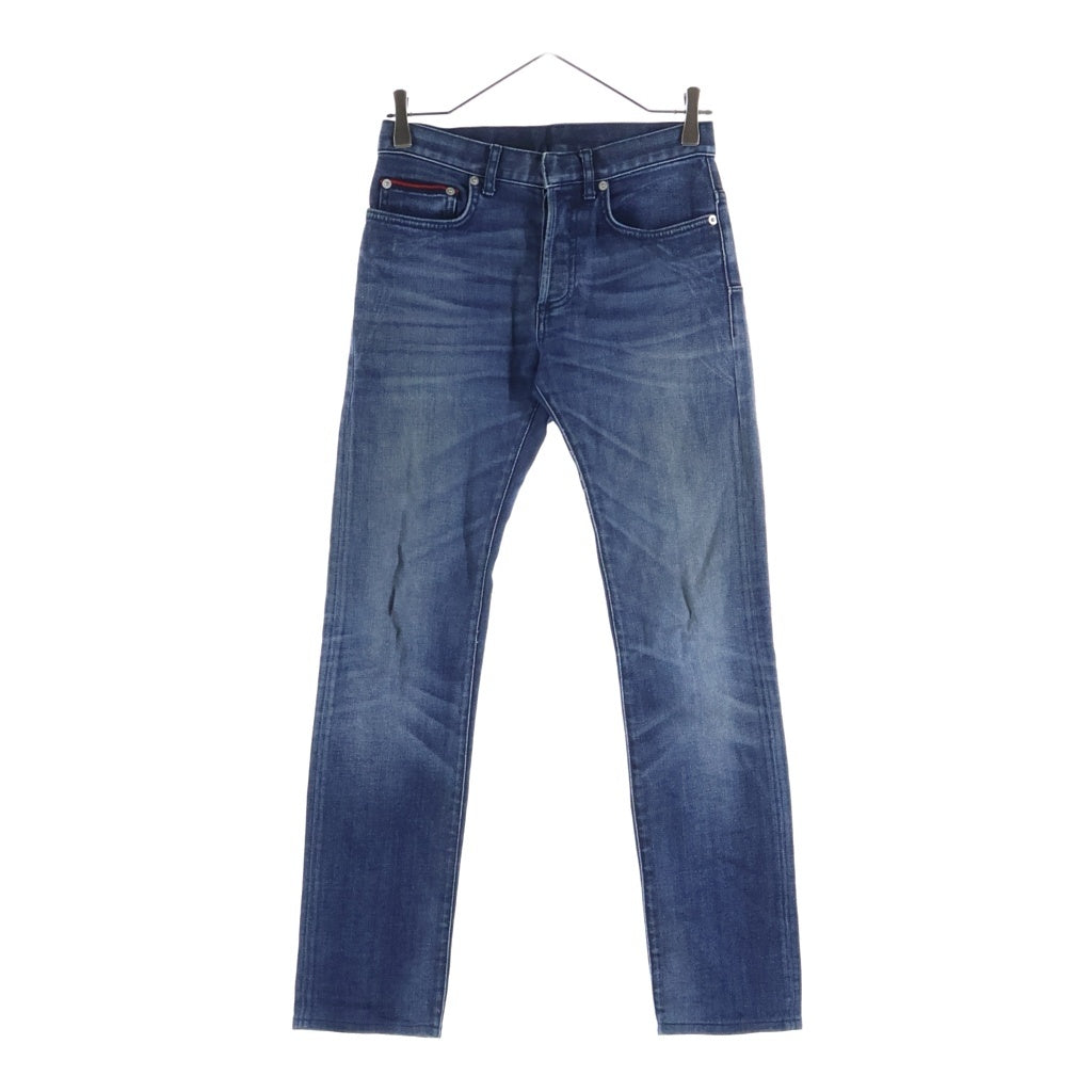 Dior HOMME(ディオールオム) 18SS クリス期 ボタンフライ・インディゴデニム スキニーパンツ ジーンズ インディゴブルー #26 633D043TX185 レディース