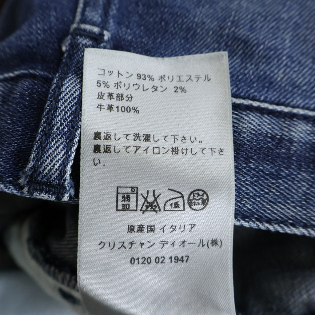 Dior HOMME(ディオールオム) 18SS クリス期 ボタンフライ・インディゴデニム スキニーパンツ ジーンズ インディゴブルー #26 633D043TX185 レディース