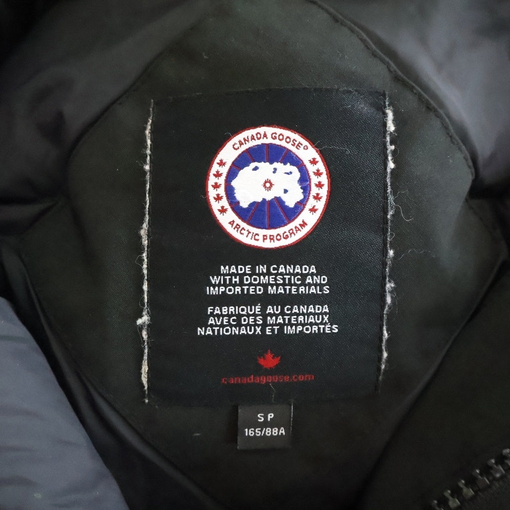 CANADA GOOSE(カナダグース) BRONTE PARKA ブロンテパーカー ジップアップ ナイロン ダウンジャケット ブラック レディース