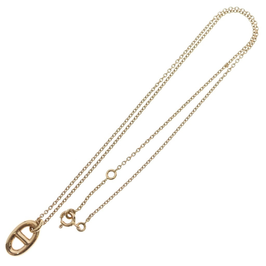 HERMES(エルメス) ファランドールPM ネックレス ペンダント チェーン ピンクゴールド Au750PG レディース