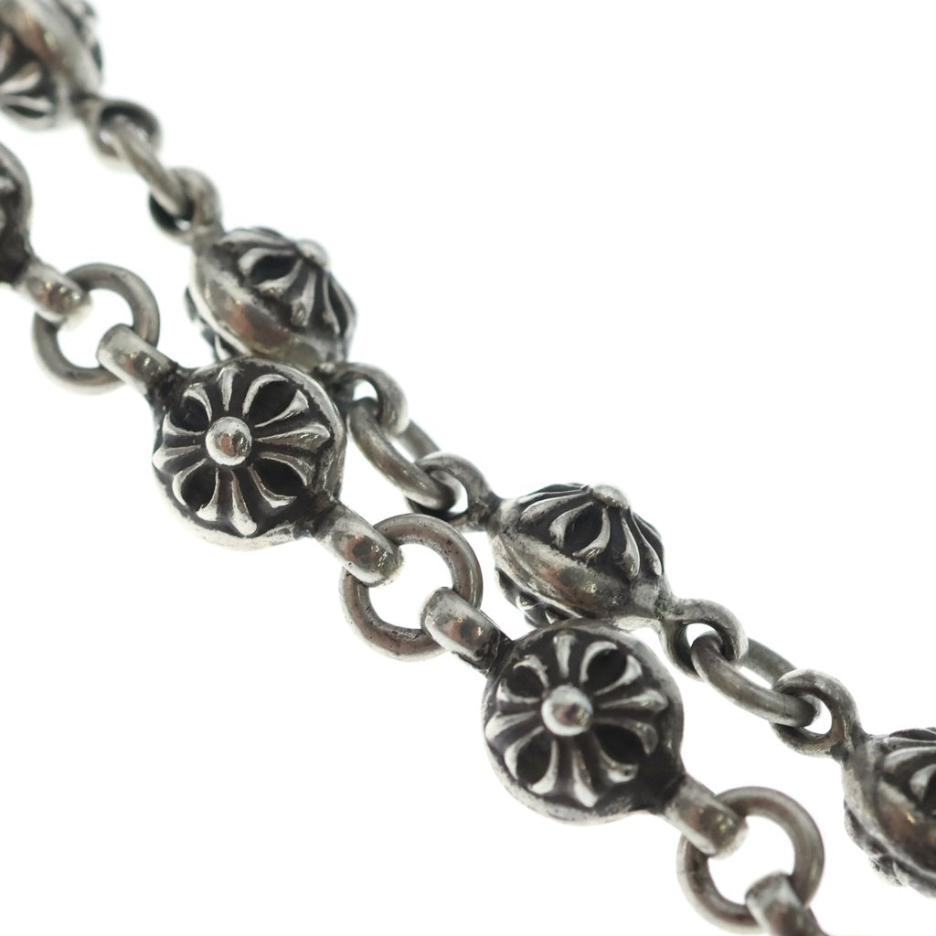 CHROME HEARTS(クロムハーツ) #1 CRSBL CHN SML CH CRS クロスボールチェーン スモールCHクロス ネックレス シルバー BCA193
