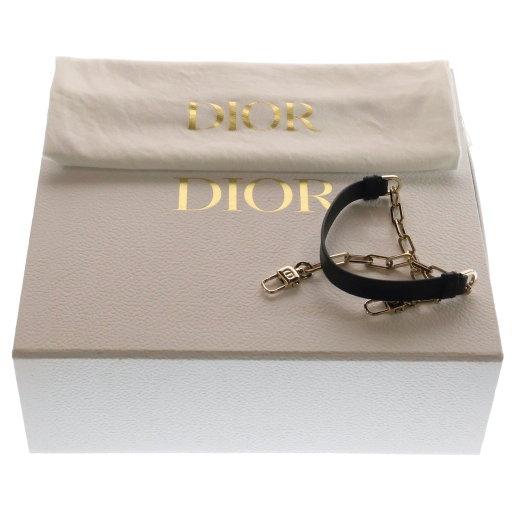 DIOR(ディオール) LADY D-JOY レディディージョイ ミディアム カナージュ 2wayショルダーバッグ ブラック レザー レディース