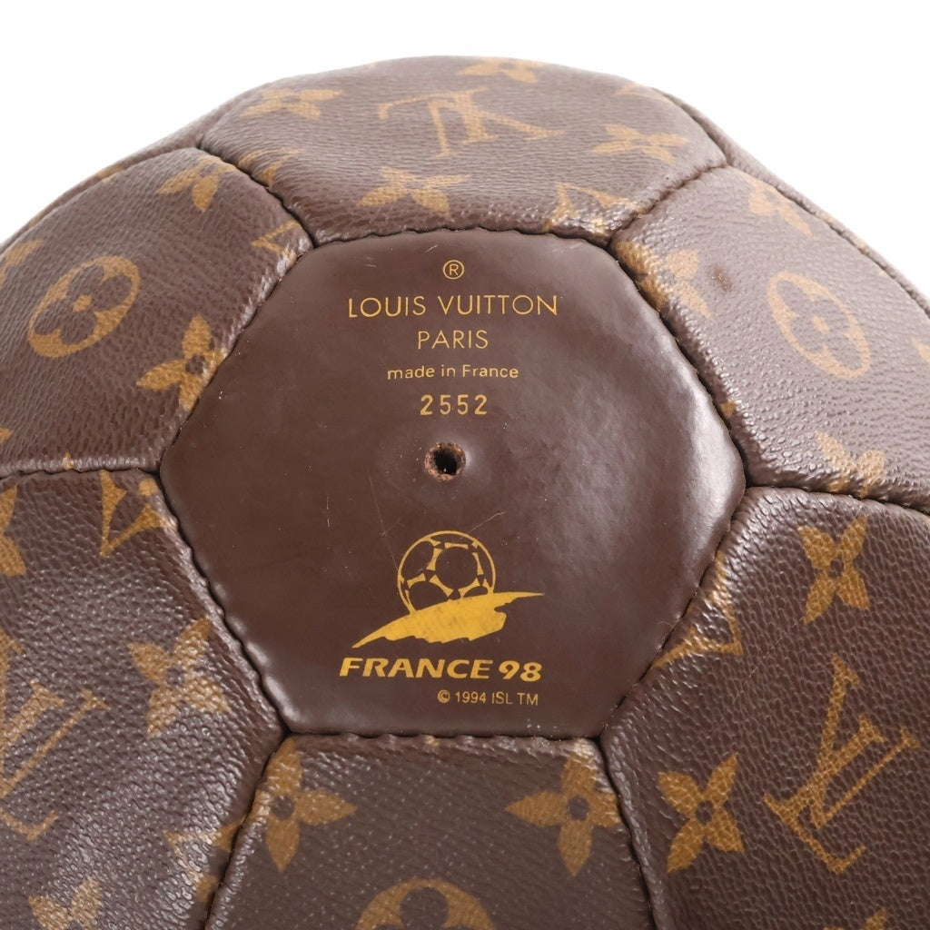 LOUIS VUITTON(ルイヴィトン) 1998年フランスワールドカップ記念 3000個限定 サッカーボール ブラウン PVCレザー M99054
