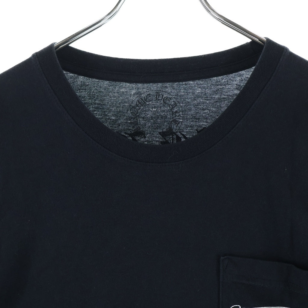 CHROME HEARTS(クロムハーツ) Back Arch Logo L/S Tee アーチロゴ ロングスリーブTシャツ ロンT 長袖 カットソー コットン ブラック