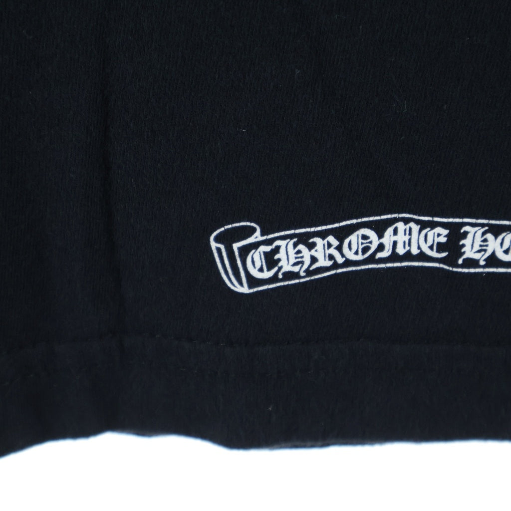 CHROME HEARTS(クロムハーツ) Back Arch Logo L/S Tee アーチロゴ ロングスリーブTシャツ ロンT 長袖 カットソー コットン ブラック