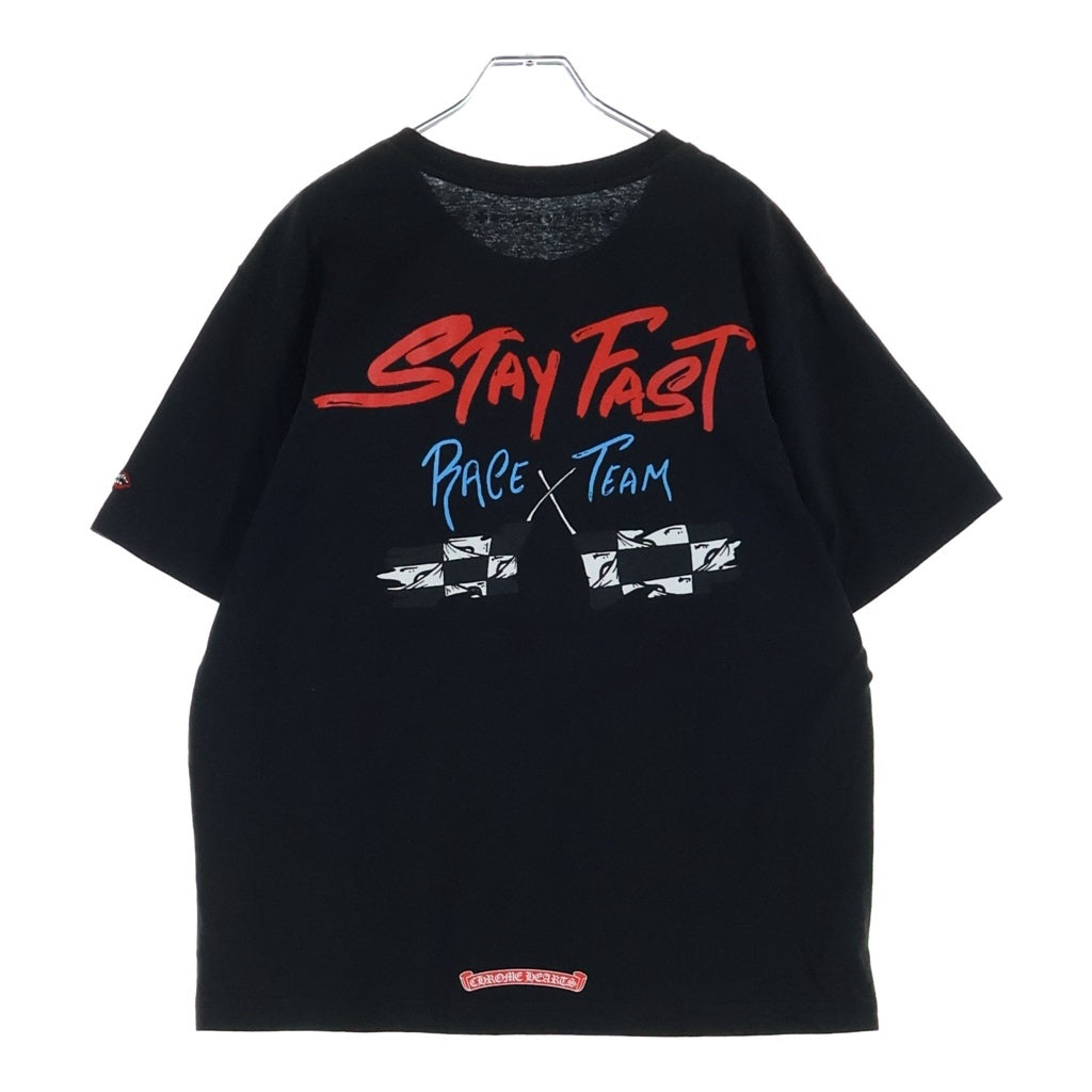 CHROME HEARTS(クロムハーツ) ×MATTY BOY PPO STAY FAST RACE TEAM Tee マッティボーイ ステイファスト 半袖Tシャツ カットソー ブラック