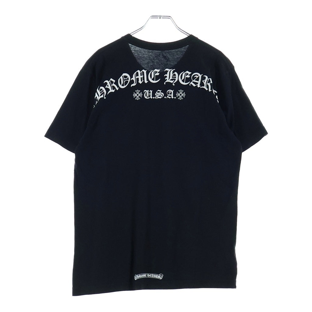 CHROME HEARTS(クロムハーツ) Back Arch Logo S/S Tee アーチロゴ クルーネック半袖Tシャツ カットソー コットン ブラック