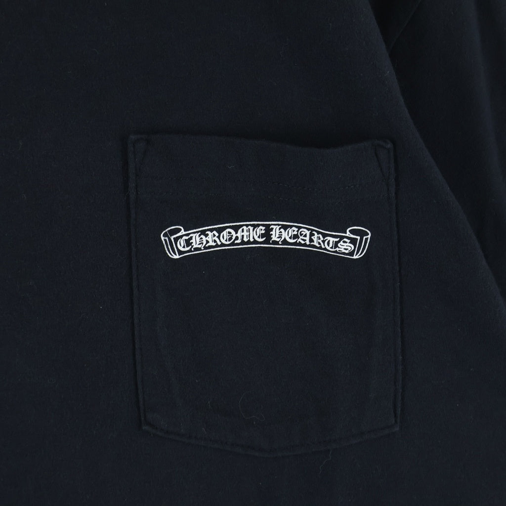 CHROME HEARTS(クロムハーツ) Back Arch Logo S/S Tee アーチロゴ クルーネック半袖Tシャツ カットソー コットン ブラック