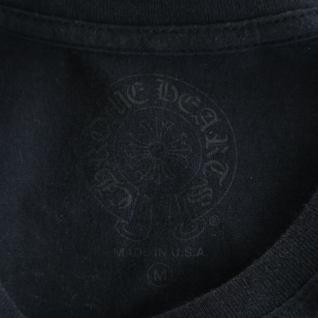 CHROME HEARTS(クロムハーツ) Back Arch Logo S/S Tee アーチロゴ クルーネック半袖Tシャツ カットソー コットン ブラック