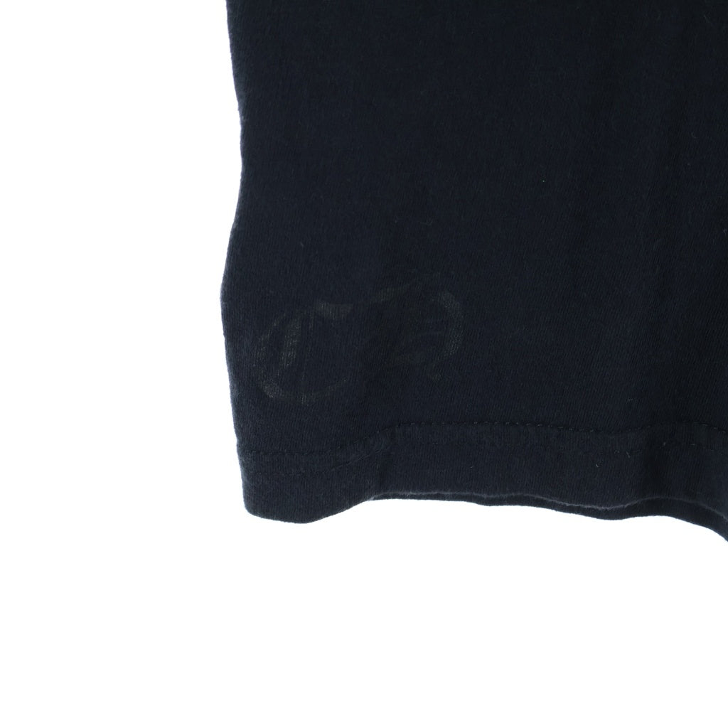 CHROME HEARTS(クロムハーツ) Neck Logo S/S Tee ネックロゴ クルーネック半袖Tシャツ カットソー コットン ブラック