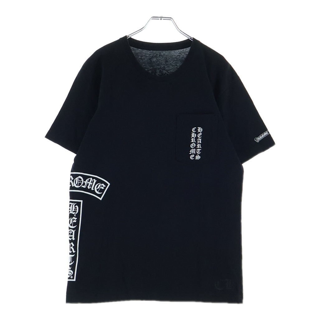 CHROME HEARTS(クロムハーツ) Vertical T Bar Logo S/S Tee バーティカルロゴ Tバー 半袖Tシャツ カットソー ブラック