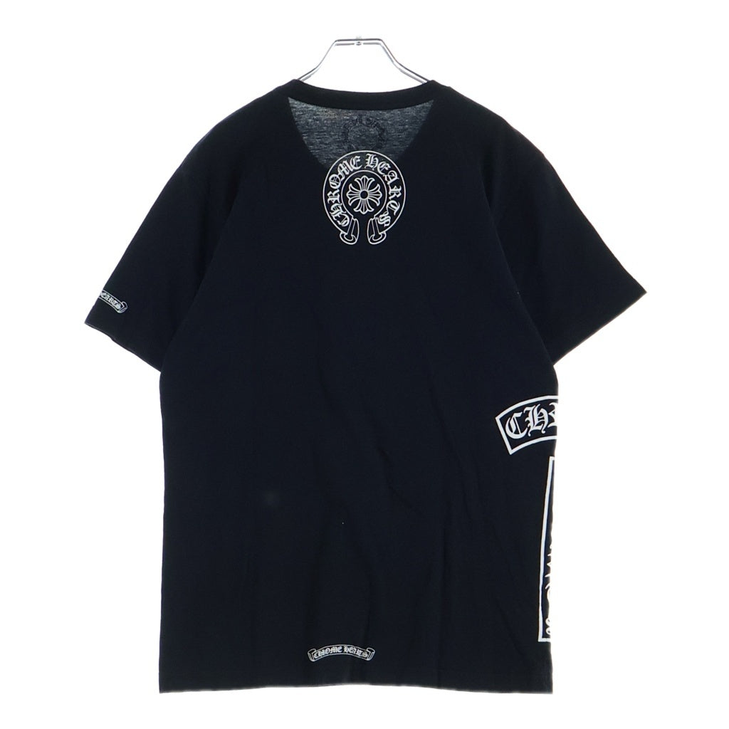 CHROME HEARTS(クロムハーツ) Vertical T Bar Logo S/S Tee バーティカルロゴ Tバー 半袖Tシャツ カットソー ブラック