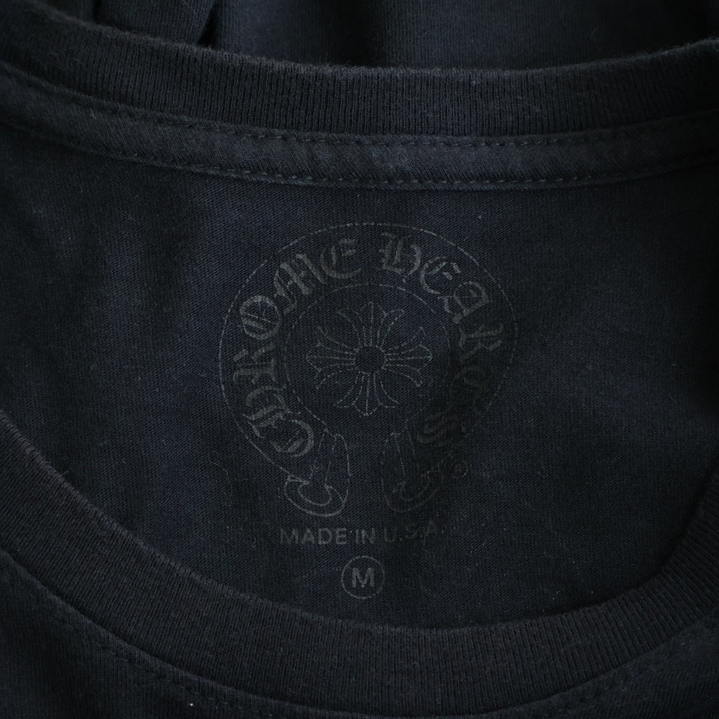 CHROME HEARTS(クロムハーツ) Vertical T Bar Logo S/S Tee バーティカルロゴ Tバー 半袖Tシャツ カットソー ブラック