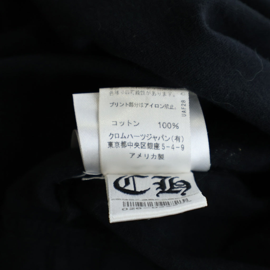 CHROME HEARTS(クロムハーツ) Vertical T Bar Logo S/S Tee バーティカルロゴ Tバー 半袖Tシャツ カットソー ブラック