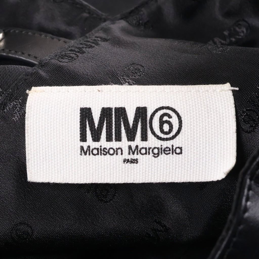MM6 Maison Margiela(エムエムシックスメゾンマルジェラ) ジャパニーズ トートバッグ スモール ブラック レザー レディース
