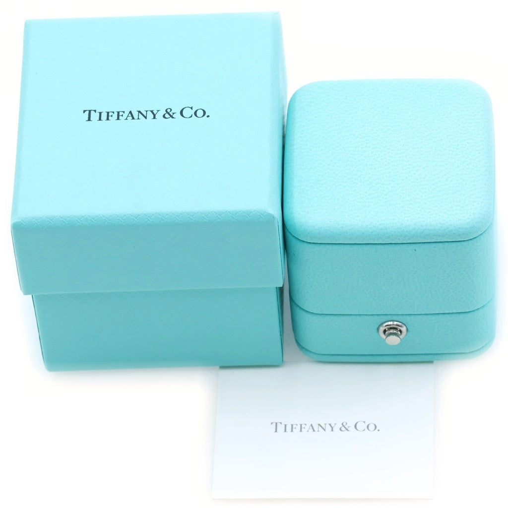 TIFFANY & Co.(ティファニー) Tワイヤー パヴェダイヤ リング ホワイトゴールド #8 Au750WG レディース