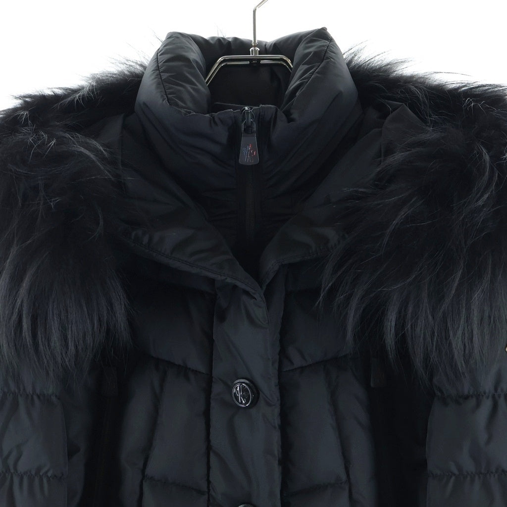 MONCLER GRENOBLE(モンクレールグルノーブル) BEVERLEY ビバリー グルノーブル ダウンジャケット フード ファー ブラック H20981A510002 5399E レディース