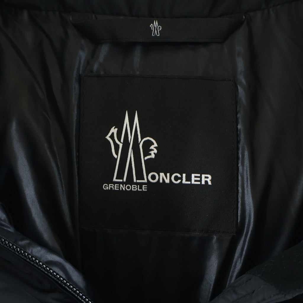 MONCLER GRENOBLE(モンクレールグルノーブル) BEVERLEY ビバリー グルノーブル ダウンジャケット フード ファー ブラック H20981A510002 5399E レディース