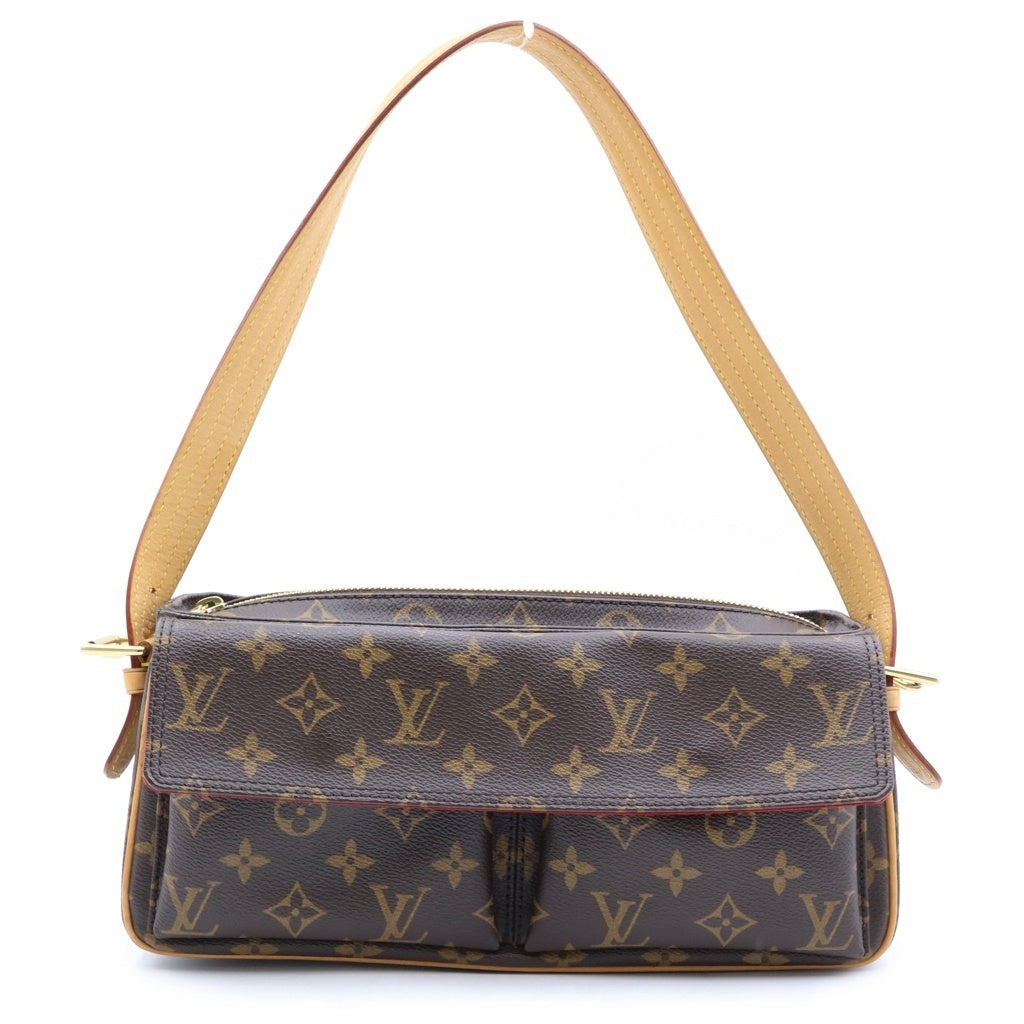 LOUIS VUITTON(ルイヴィトン) ヴィバシテMM ショルダーバッグ ワンショルダー PVCレザー ブラウン M51164 レディース