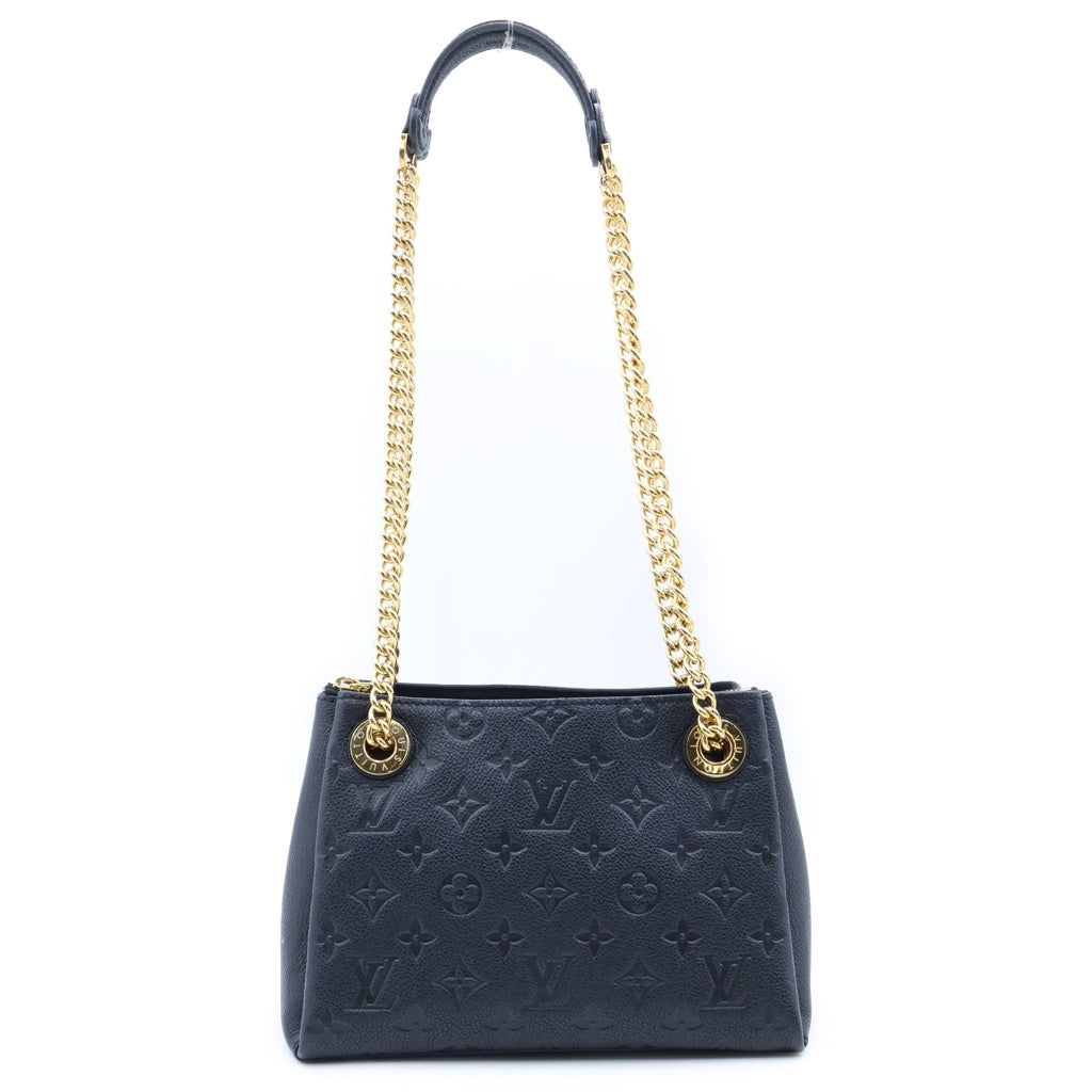 LOUIS VUITTON(ルイヴィトン) モノグラム・アンプラント スレンヌBB マリーヌルージュ チェーンショルダーバッグ ブラック レザー M43750 ゴールド金具 レディース