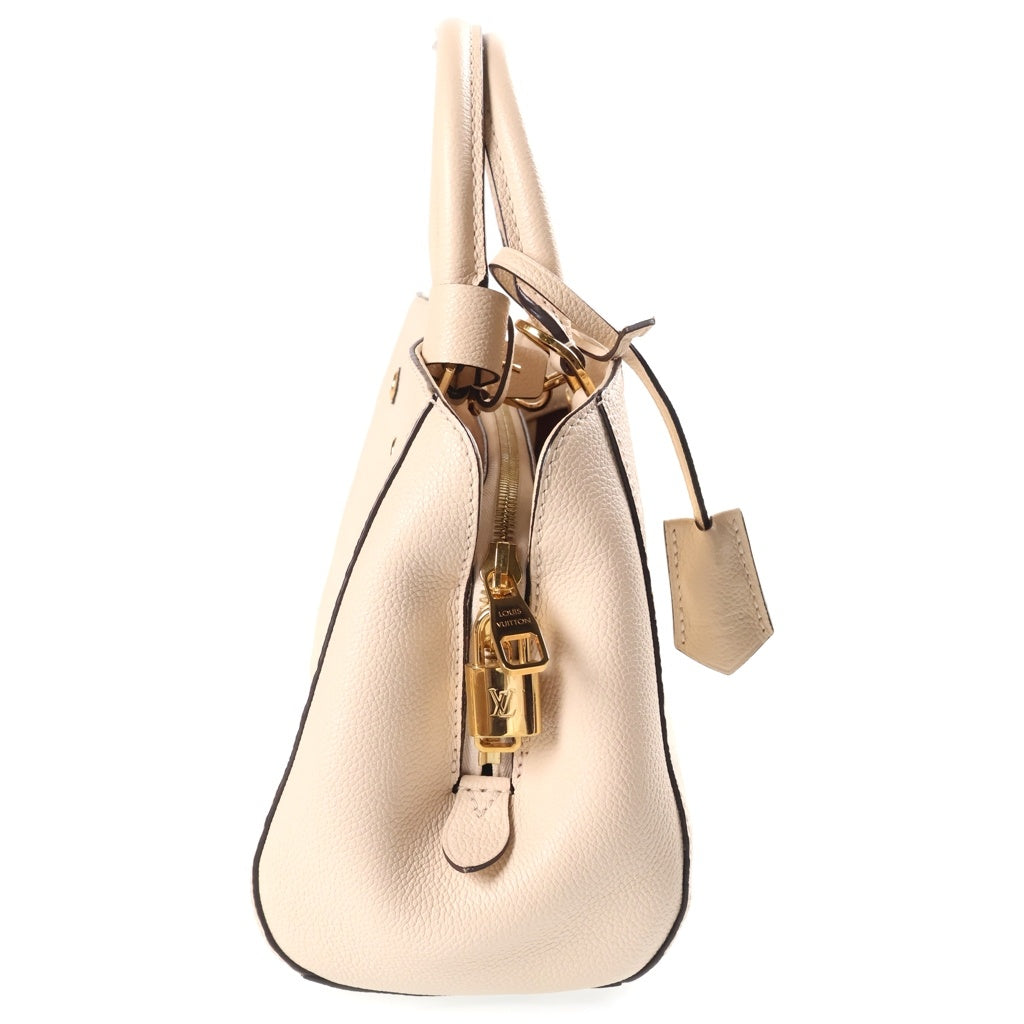 LOUIS VUITTON(ルイヴィトン) モノグラムアンプラント モンテーニュBB クレーム 2WAYハンドバッグ ショルダーバッグ ホワイト レザー M44607 ゴールド金具 レディース