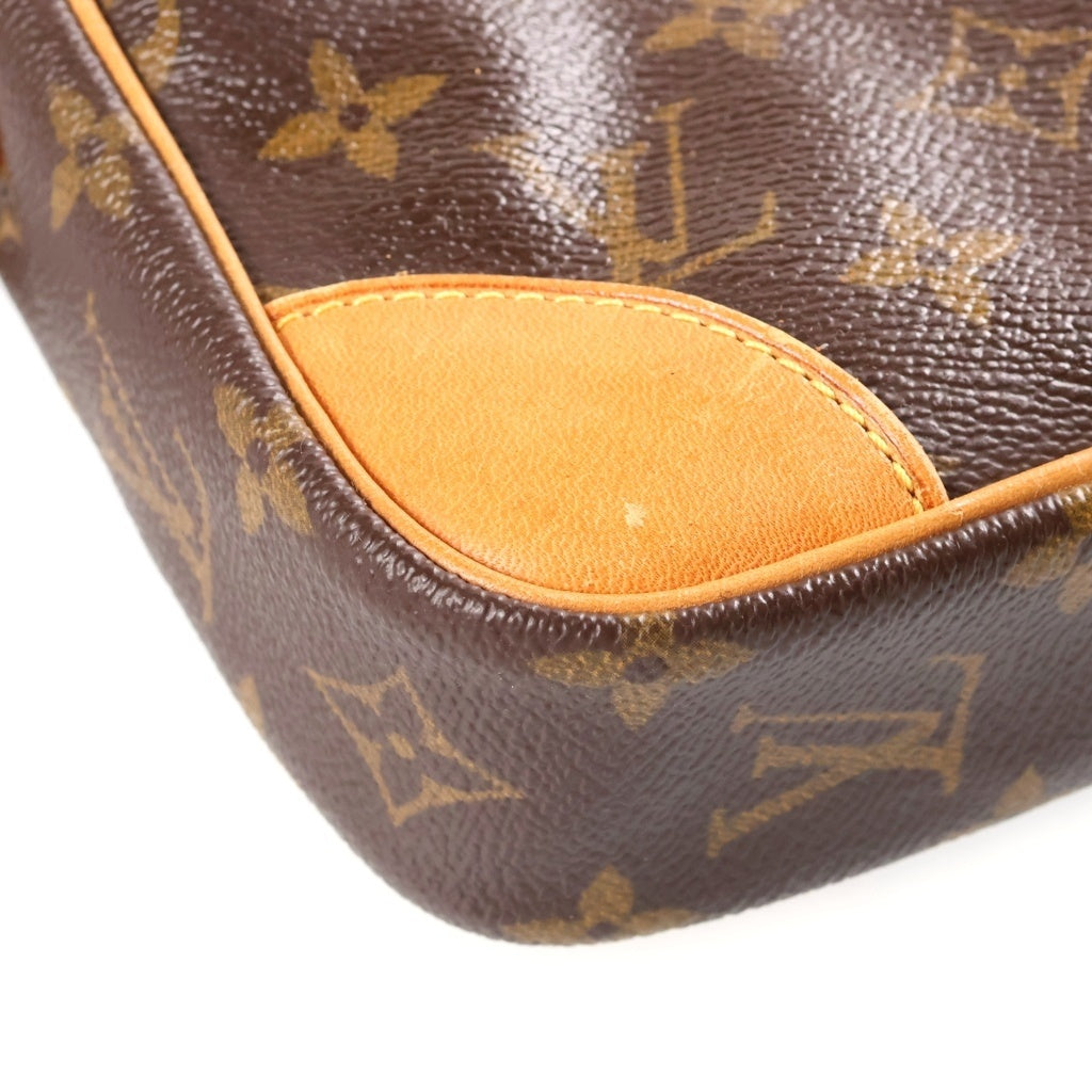 LOUIS VUITTON(ルイヴィトン) モノグラム ダヌーブ ショルダーバッグ ミニバッグ 斜め掛けバッグ ブラウン PVCレザー M45266 ゴールド金具 レディース