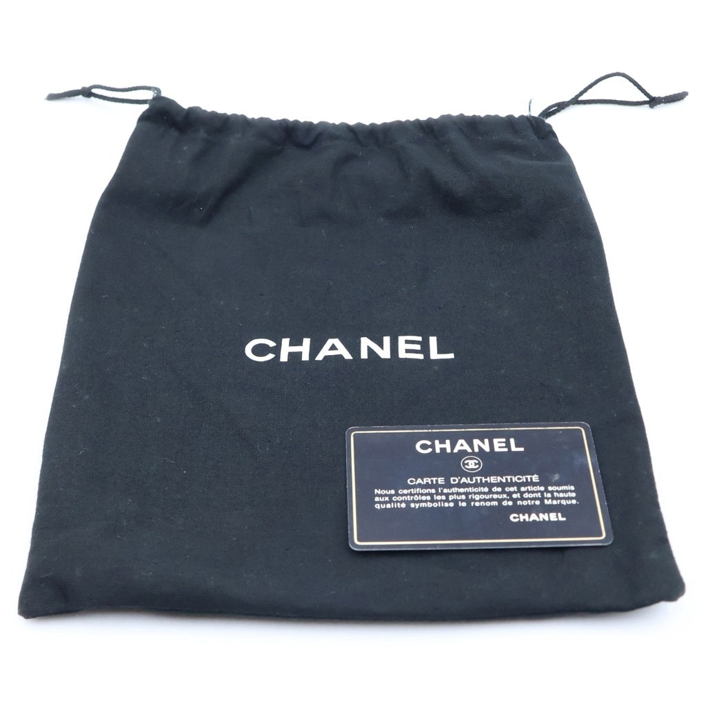 CHANEL(シャネル) ミニマトラッセ17 Sフラップ チェーンショルダーバッグ ミニバッグ ブラック ラムスキン 7番台 ゴールド金具 レディース