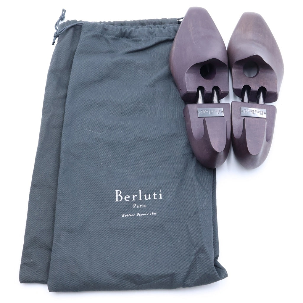 Berluti(ベルルッティ) アレッサンドロ デムジュール 1アイレット オックスフォード レザーシューズ 革靴 カリグラフィ パティーヌ グレー 0124