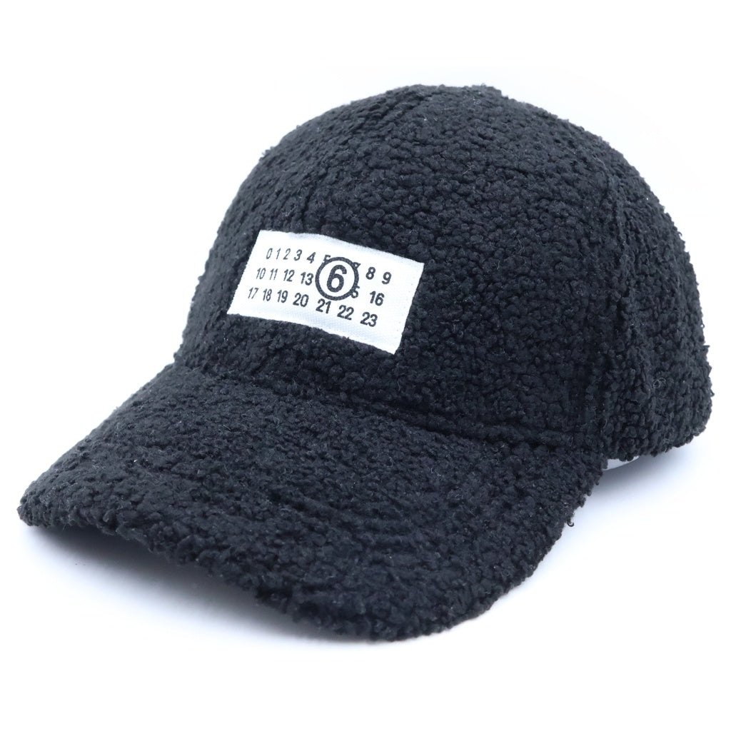MM6 Maison Margiela(エムエムシックスメゾンマルジェラ) ボアキャップ ブラック ポリエステル S52TC0072
