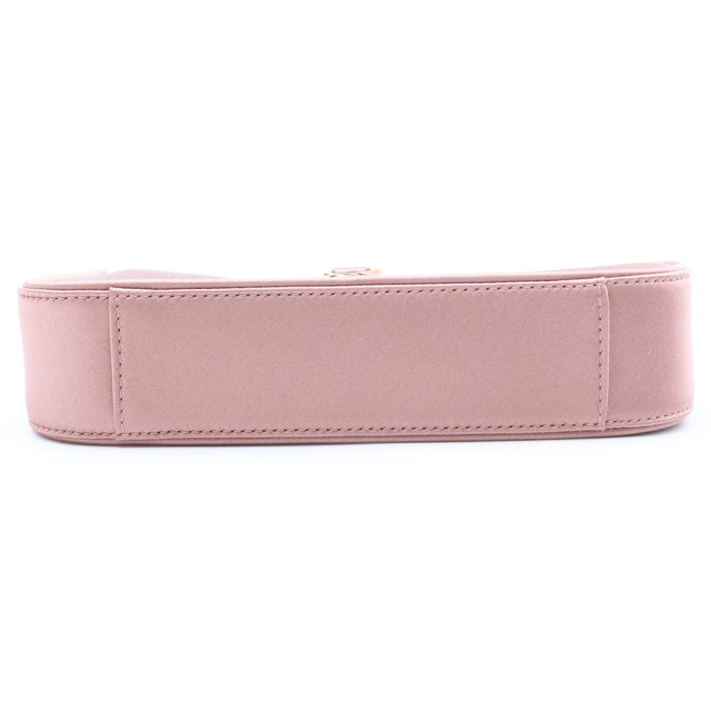 SAINT LAURENT PARIS(サンローランパリ) ミニホーボー ハンドバッグ カサンドラ サテン ピンク 710318 レディース