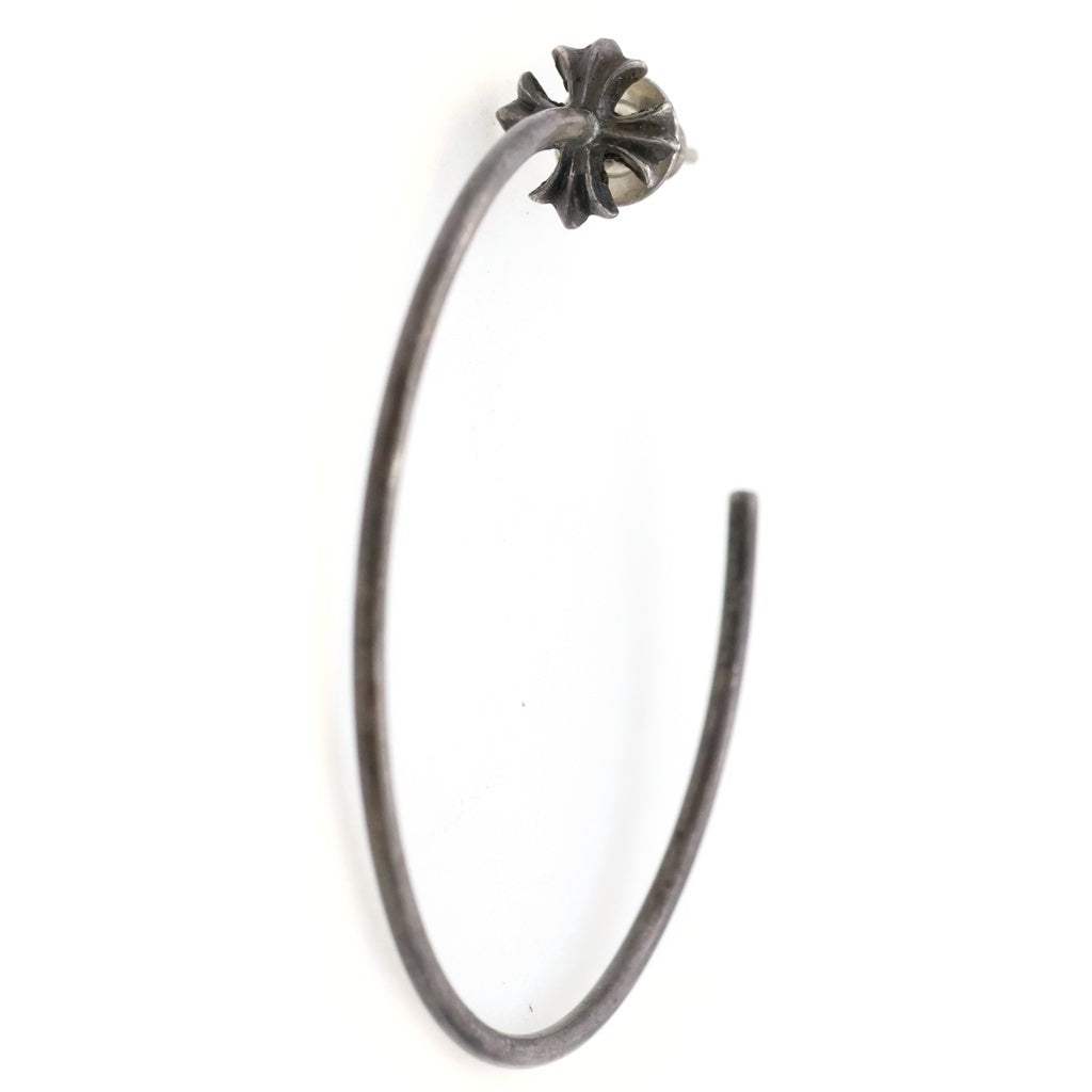CHROME HEARTS(クロムハーツ) HOOP CH PLS CHプラス フープ ピアス シルバー BCA099