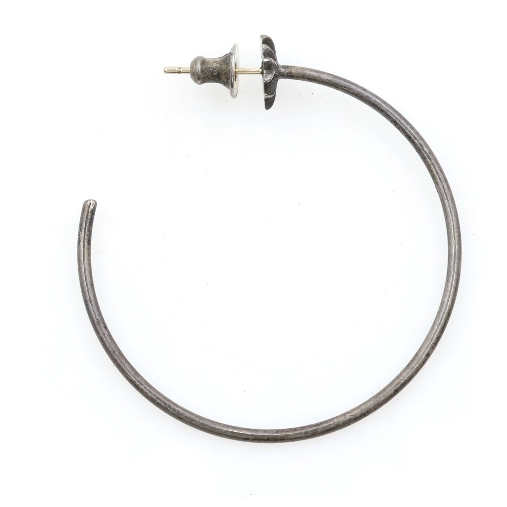 CHROME HEARTS(クロムハーツ) HOOP CH PLS CHプラス フープ ピアス シルバー BCA099