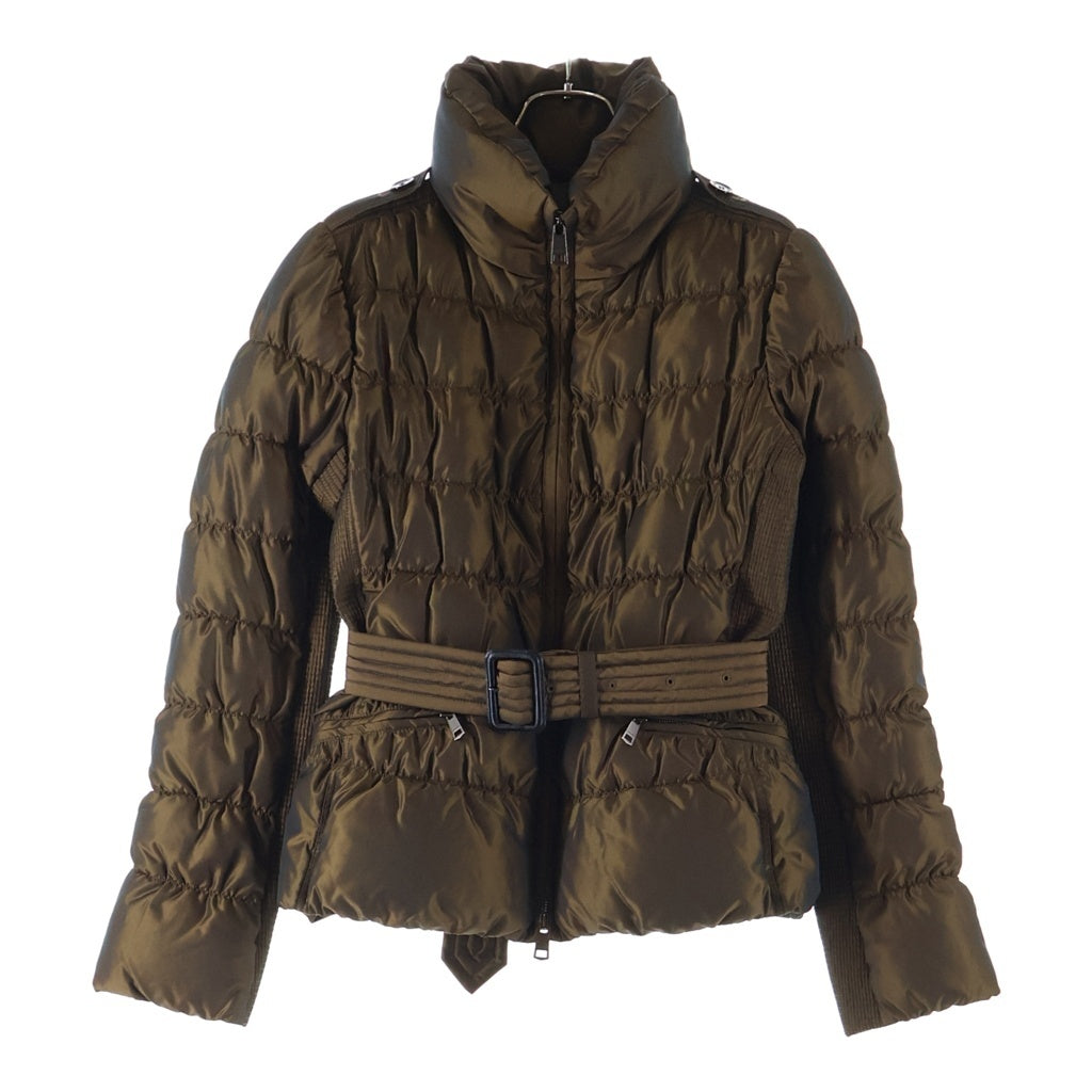 BURBERRY(バーバリー) ダウン ジャケット ベルト アウター ブラウン レディース