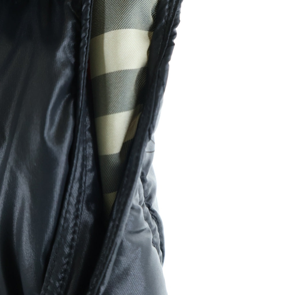 BURBERRY(バーバリー) ダウン ベスト ハイネック ナイロン ブラック レディース