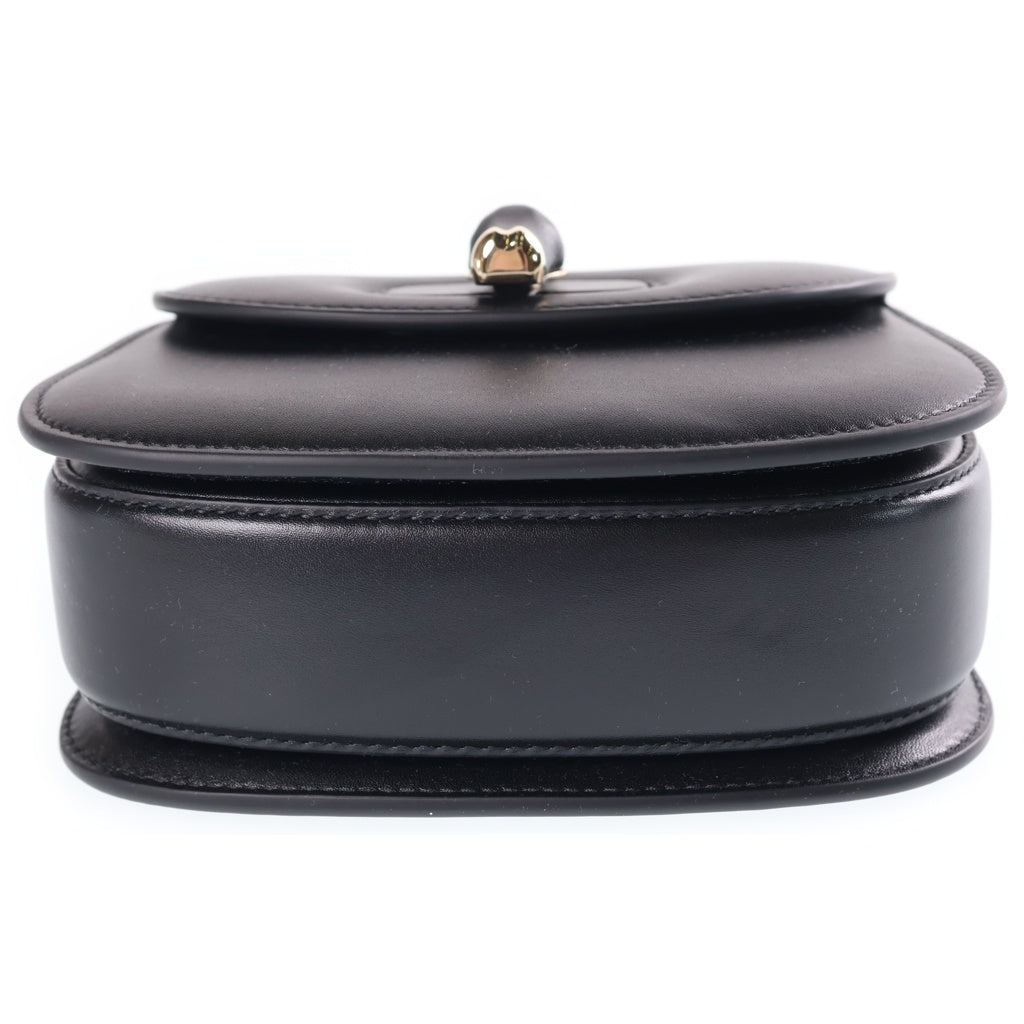 GUCCI(グッチ) バンブー 1947 ミニ 2WAY ハンドバッグ ショルダーバッグ ブラック レザー 827738 ゴールド金具 レディース